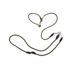   Firedog Vadász póráz 8 mm S 255 cm moxon dupla agancs stoppal khaki