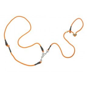   Firedog Vadász póráz 8 mm S 255 cm moxon dupla agancs stoppal bright orange