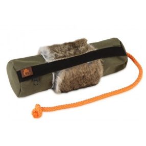   Firedog Tölthető dummy large khaki nyúl szőrme rátéttel