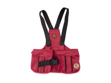 Firedog Dummytartó mellény Trainer M wine with plastic buckle