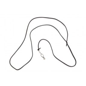   Vadász póráz kerekített bőrből gyors karabínerrel brown