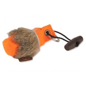   Firedog Mini dummy kulcstartó orange nyúl szőrme rátéttel