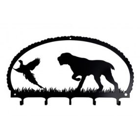 Dog Key Rack Pointing Wirehaired Pointer