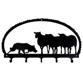 Dog Key Rack Working Border Collie