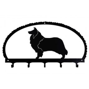 Dog Key Rack Rough Collie