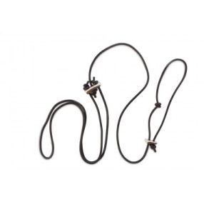 Vadász retriever póráz kerekített bőrből 6 mm brown