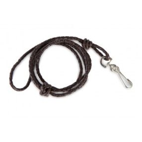 Woven Bőr Nyakpánt brown