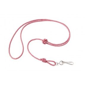 Woven Bőr Nyakpánt pink