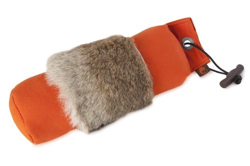Firedog Standard dummy 500 g orange with rabbit fur