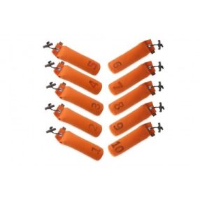   Firedog Szett 10 db Standard dummy 500 g orange számozott 1-10