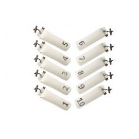   Firedog Szett 10 db Standard dummy 500 g white számozott 1-10