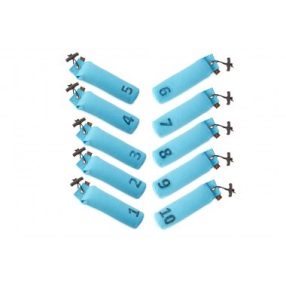   Firedog Szett 10 db Standard dummy 500 g baby blue számozott 1-10