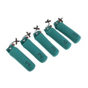 Firedog Szett 5 db Standard dummy 500 g green számozott 1-5