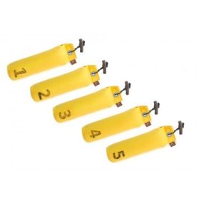   Firedog Szett 5 db Standard dummy 500 g yellow számozott 1-5