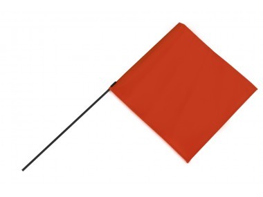 Firedog Square flag orange 1 pc.