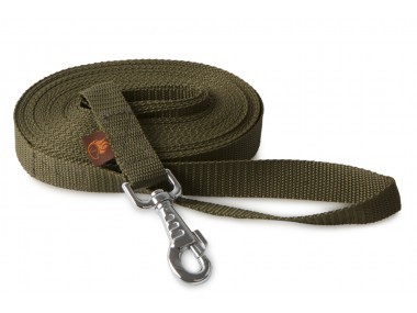 Firedog Nyomkövető póráz 25 mm robust karabíner 10 m khaki