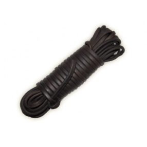 Nyomkövető Bőr póráz kerekített 6 mm brown 6 m