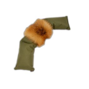   Firedog 3-részes dummy 5,0 kg khaki róka szőrme rátéttel