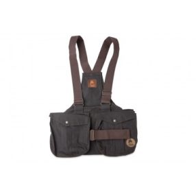Firedog Waxed cotton Dummytartó mellény Trainer M brown